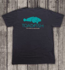 Toadfish T-Shirts blue back sm